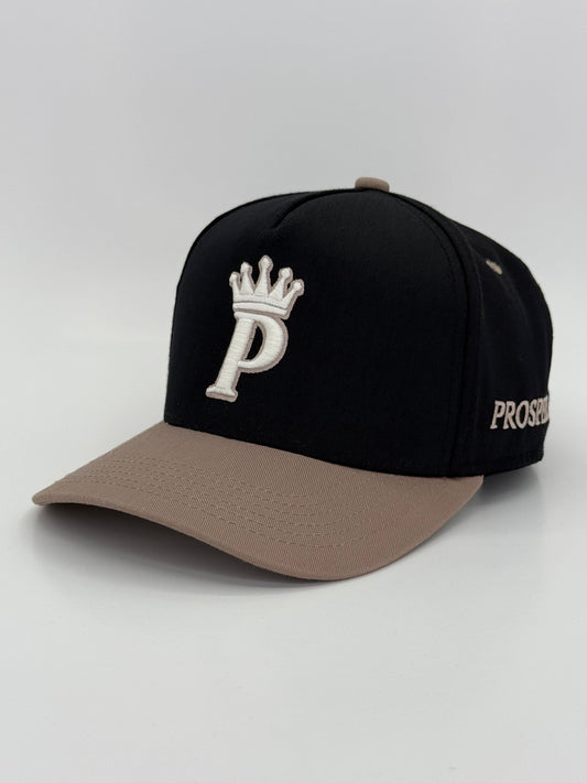 CROWNED 'P' | BLACK & KHAKI