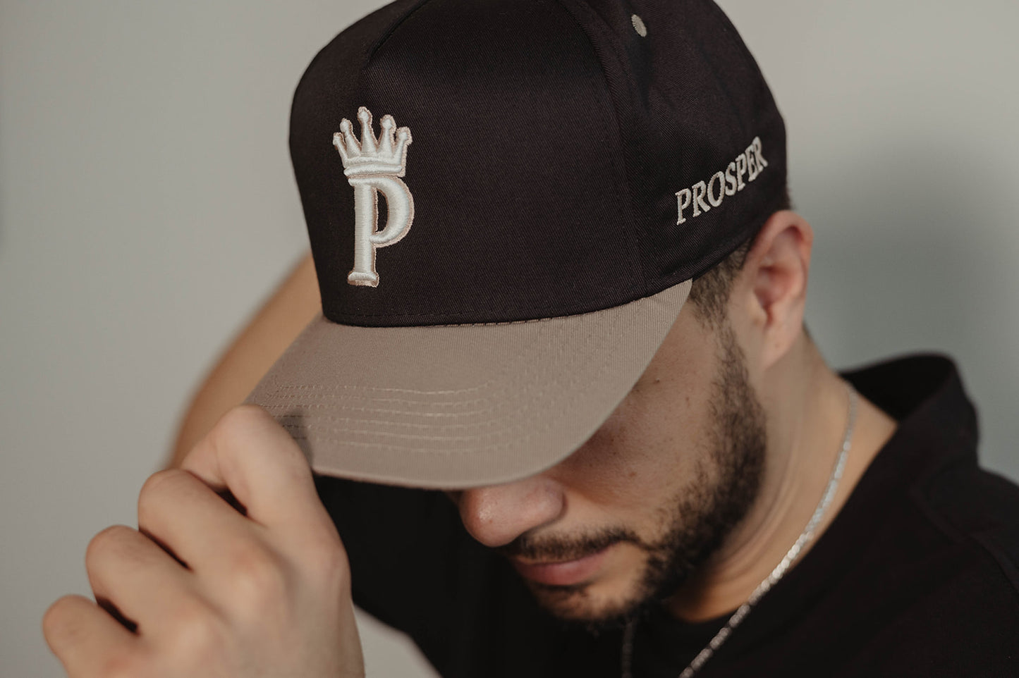 Crowned ‘P’ | Black & Khaki