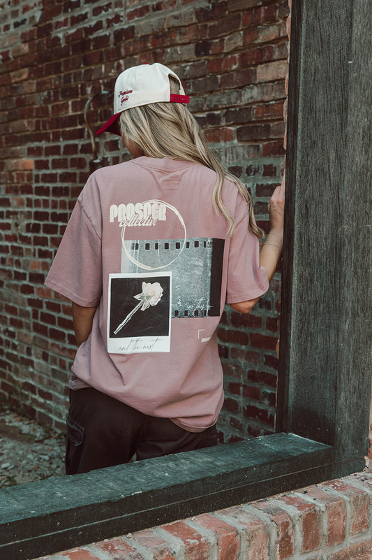 HERITAGE TEE | FADED DUSTY MAUVE