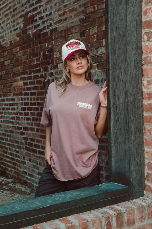 Heritage Tee | Faded Dusty Mauve